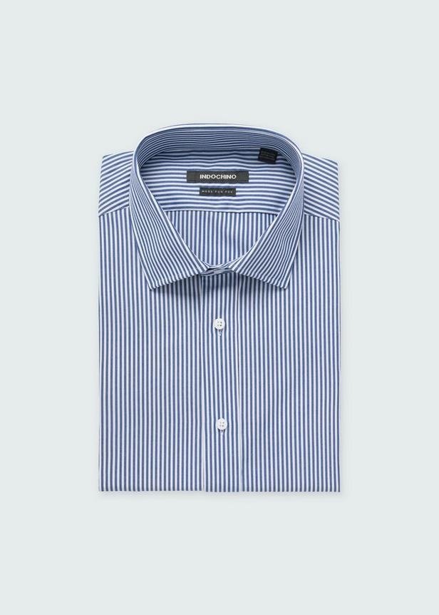 The Navy Pinstripe